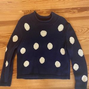 J. Crew Polka Dot Sweater